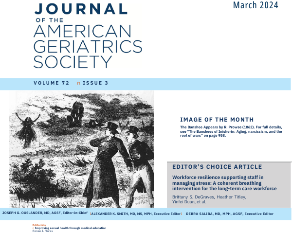 Journal of the American Geriatrics Society cover Mar 2024