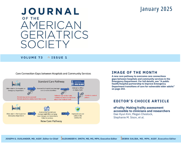 Journal of the American Geriatrics Society cover image Jan 2025