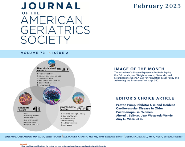 Journal of the American Geriatrics Society cover February 2025