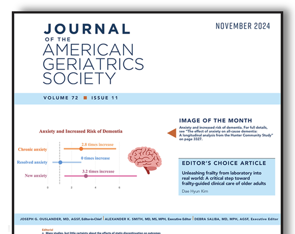 Cover of Journal of the American Geriatrics Society